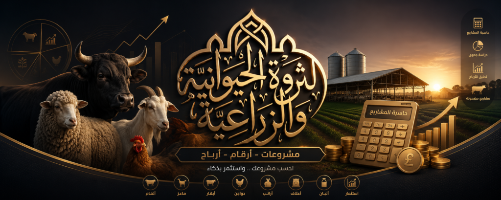 الحقيبة الاستثمارية لمشروع تسمين الأغنام